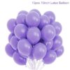 10 purple balloons