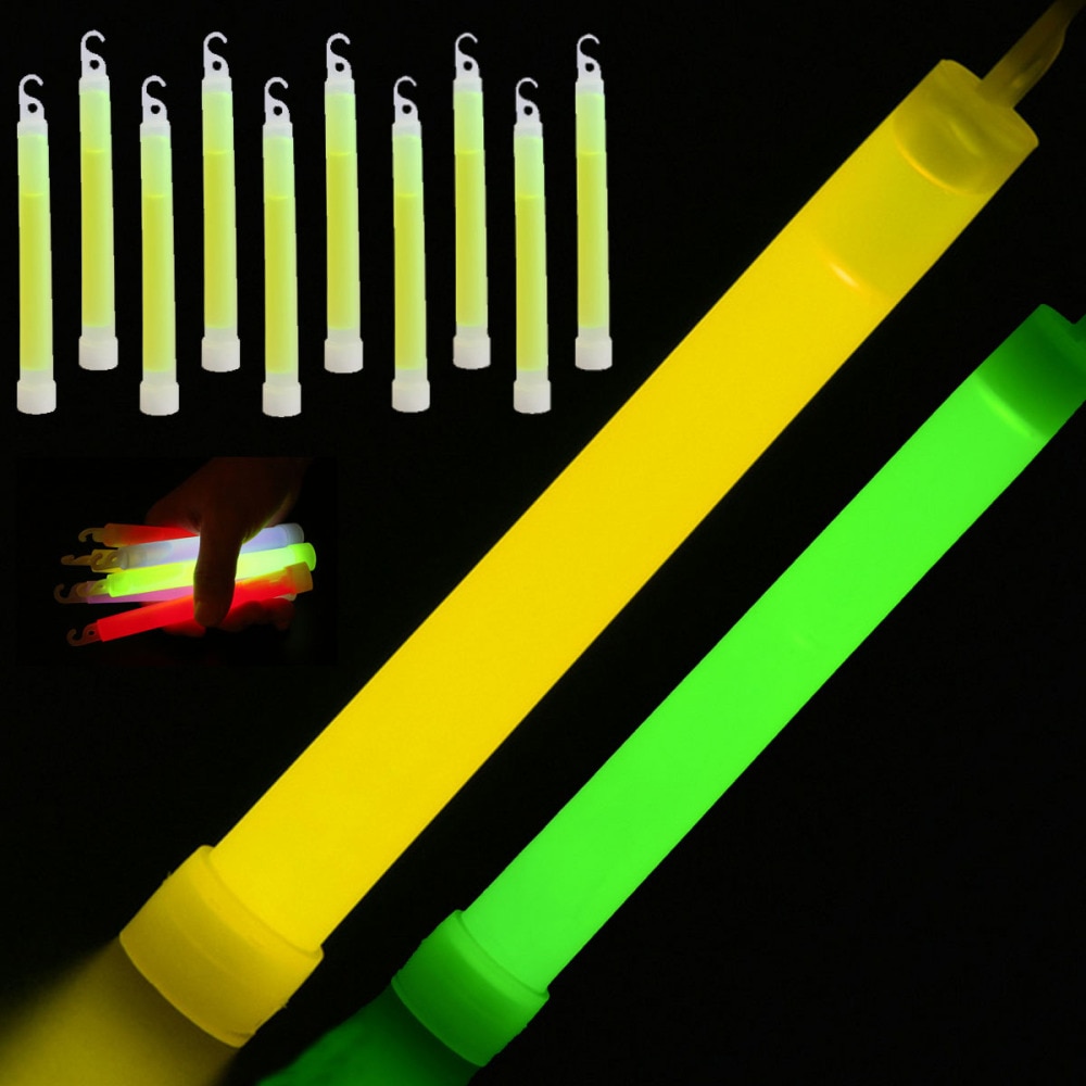 Kártevőt -Inch Ipari Fokozatú Izzítópálcikák Ultra Fényes Sürgősségi Fénypálcák - Zöld