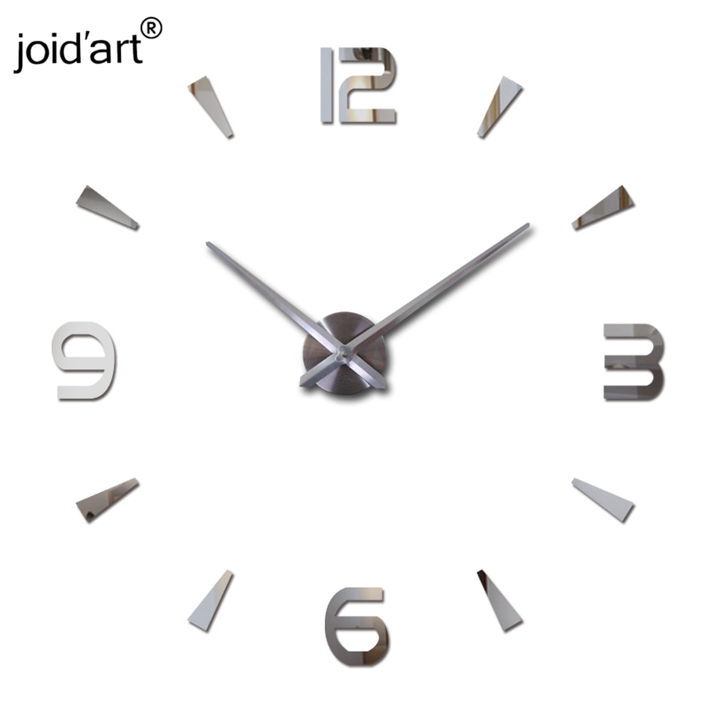 2021 Diy Falióra Akril Órák Kvarcóra Reloj De Pared Nappali Modern 3D Tükör Matricák Horloge Home Klok
