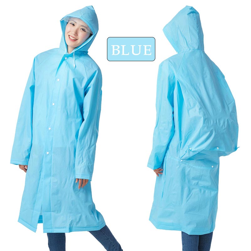 QIAN-Hooded-EVA-Rain-Poncho-Waterproof-Backpack-Raincoats-Jacket-for-Men-Women-Adults-Trench-Coat-Rain Qian Kapucnis Eva Esőponcsó Vízálló Hátizsák Esőkabátos Kabátot Férfiaknak Női Felnőttek Edzőkabát Esőkabát - Image 1