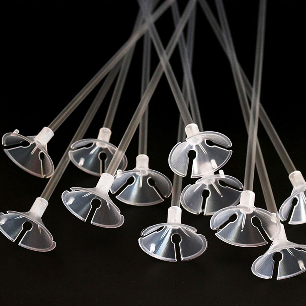 100-Set-Kids-Birthday-Balloon-Holder-DIY-Wedding-Transparent-Column-Stand-Acrylic-Decorative-Sticks-Fixing-Easy 100 Szett Gyerek Születésnapi - Image 1