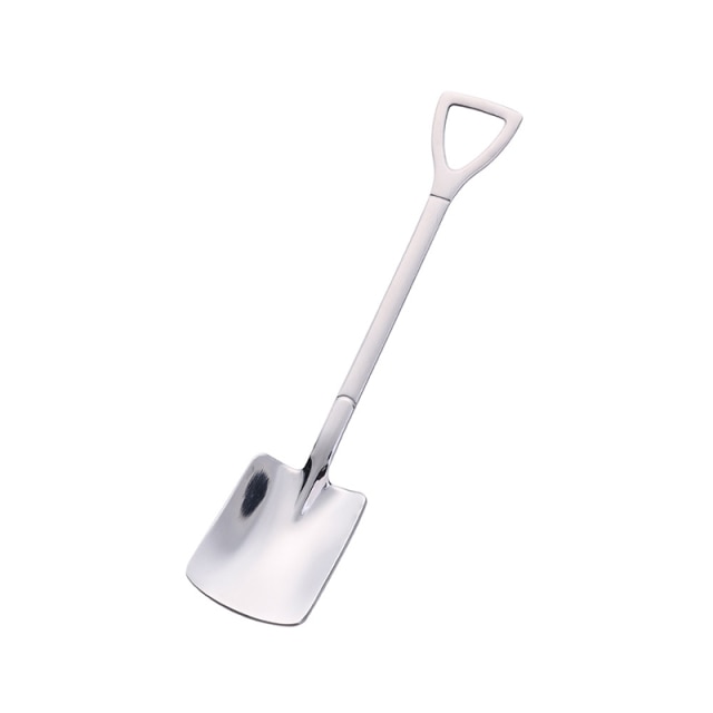 Silver flat shovel