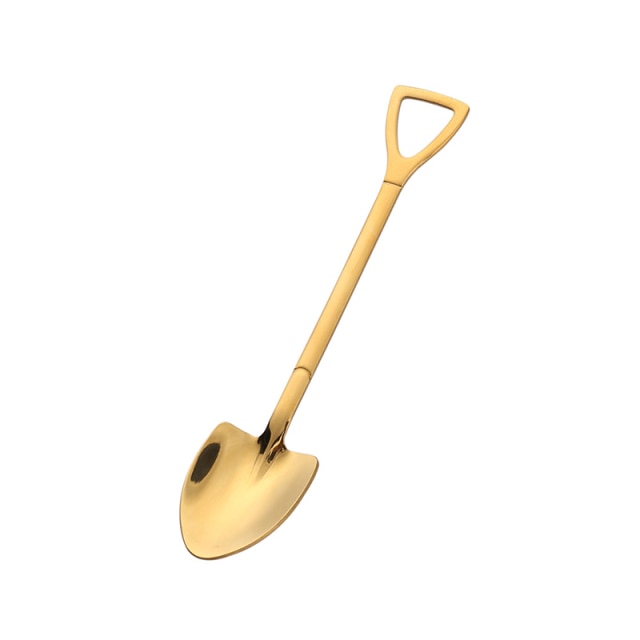 Gold pointed shovel