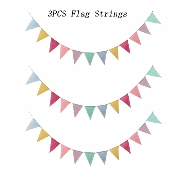 3PCS Flag Strings