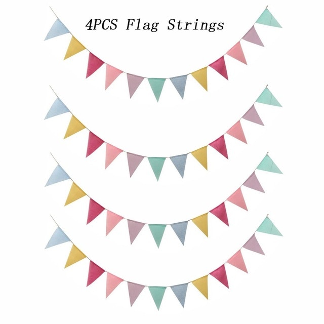 4PCS Flag Strings