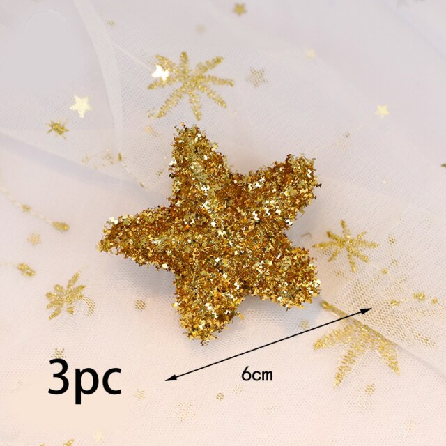 3pc Glitter stars