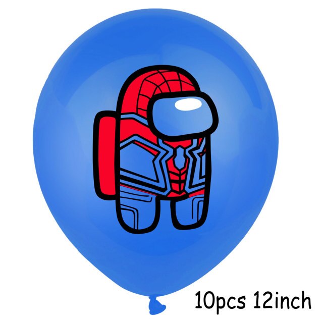 10pcs ballons-blue