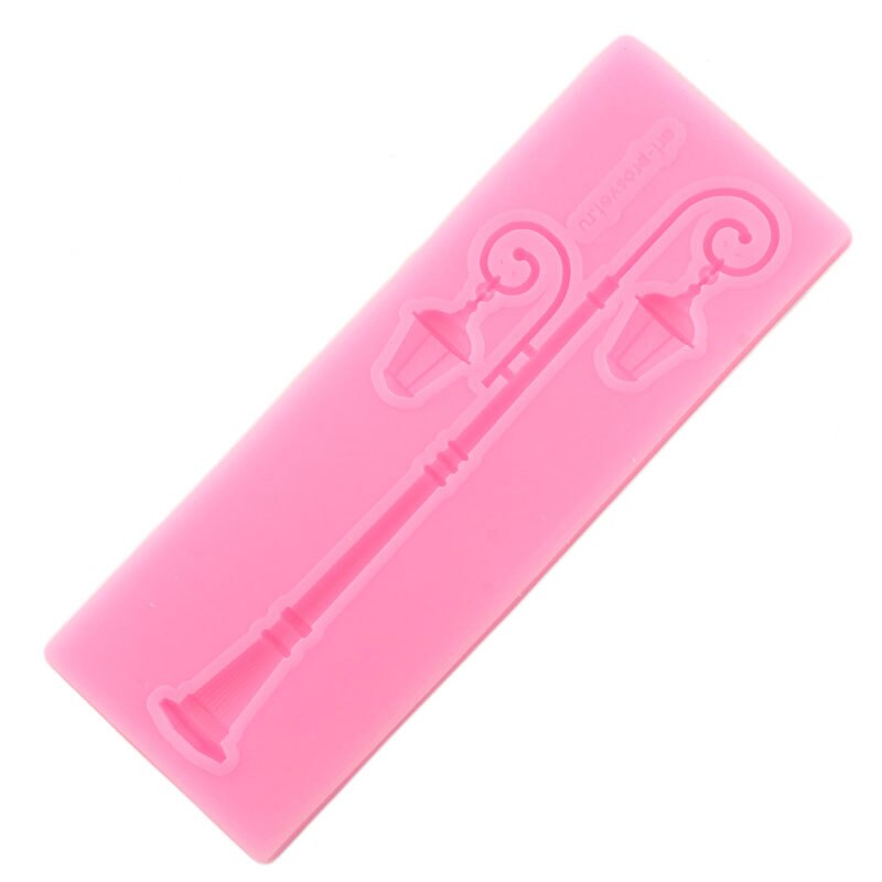 Vintage Utcai Lámpa Szilikon Penész Barkácsfényű Torta Szegélyű Fondant Formák Díszítő Eszközök Cukorka Agyag Csokoládé Gumpaste 4Db - Image 5
