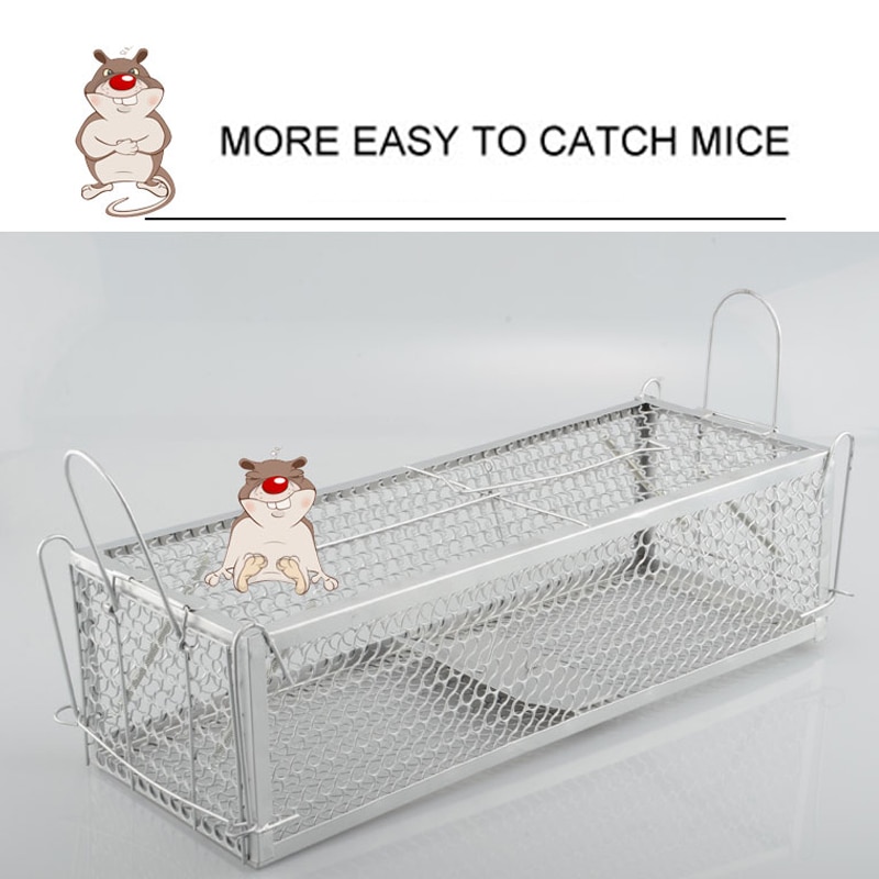 30-12-24cm-Steel-Cage-Control-Catch-Mouse-1pcs-Animal-Trap-Rat-Mice-Hamster-Metal-High 30 * 12 24Cm Acélketrec Vezérlő Fogóegér 1Db Állati Csapda Patkány Egerek Hörcsög Fém Nagy Érzékenységű - Image 1