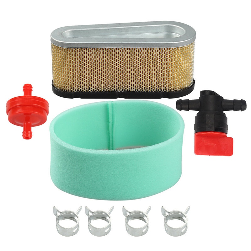 Air-Cleaner-Prefilter-Fuel-Shut-Off-Valve-For-Briggs-Stratton-496894S-493909S Edzőgallérok Légtisztító Előszűrő Üzemanyag-Elzáró Szelep A Briggs & Stratton 496894S 493909S - Image 1