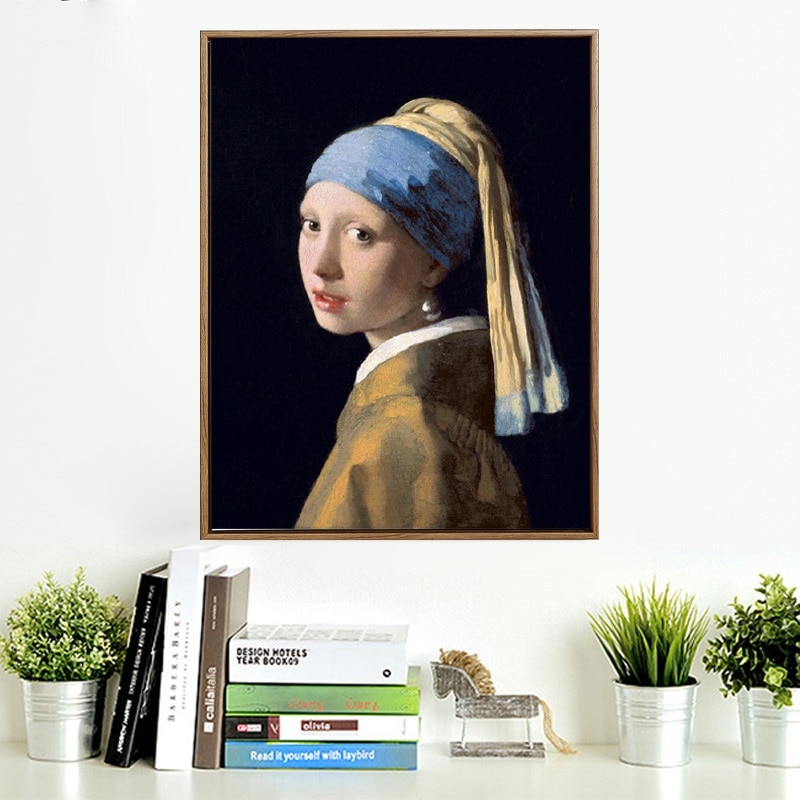 Híres Festő Lány Gyöngy Fülbevalóval Johannes Vermeer