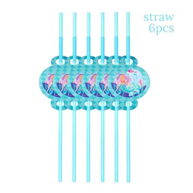 6pcs straws