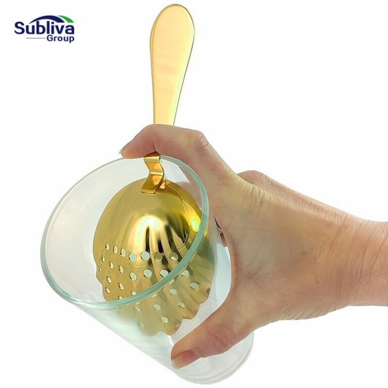 Héj Design Vintage Rozsdamentes Acél Julep Koktél Szűrő Réz Aranyozott Rúd Jég Eszköz - Image 5