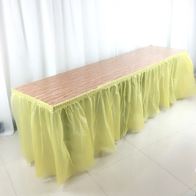 Yellow Table Skirt