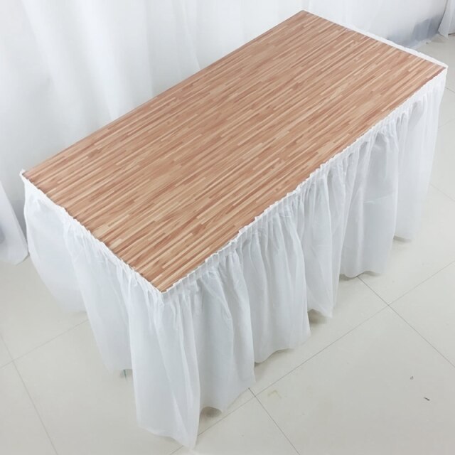 White Table Skirt