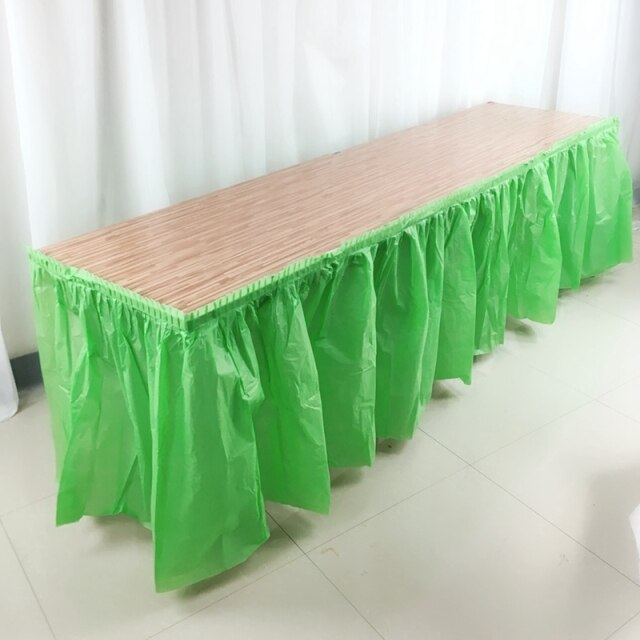 Green Table Skirt