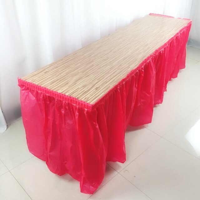 Red Table Skirt