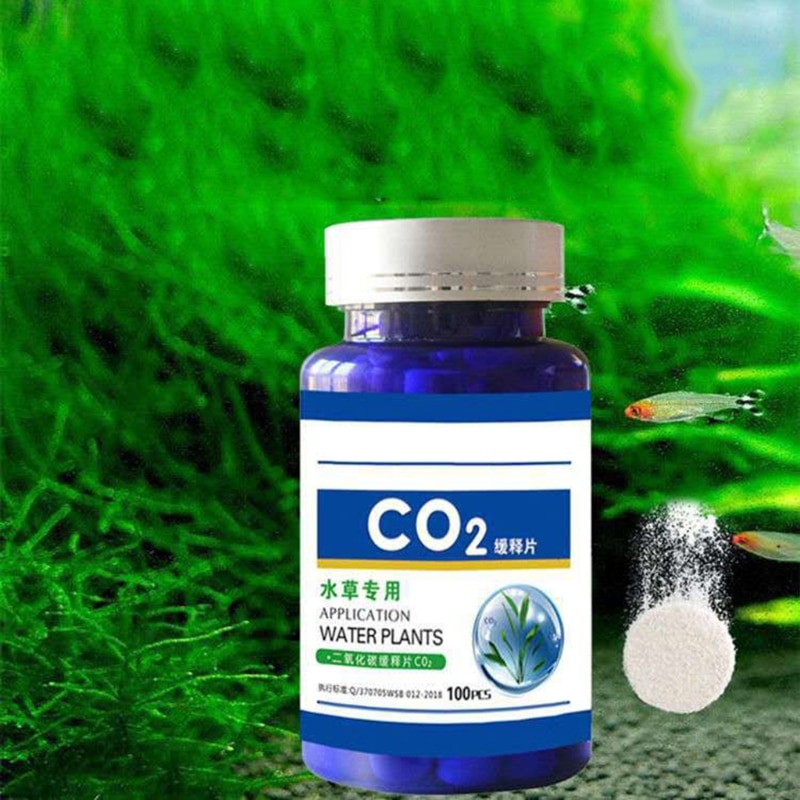 Edénytál 60 / 100Db Akvárium Co2 Tabletta Szén-Dioxid-Diffúzor Vízinövényhez Fű Haltartály Tartozékok