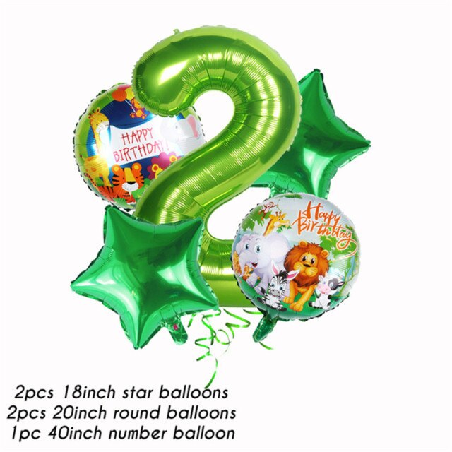 Green Number 2 set