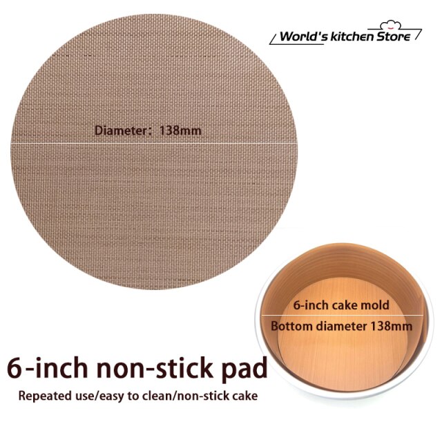 6 inches Round pad