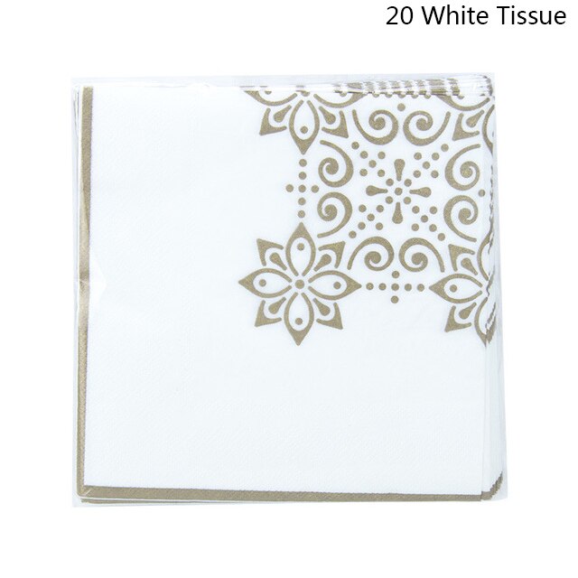 20pcs white Tissue