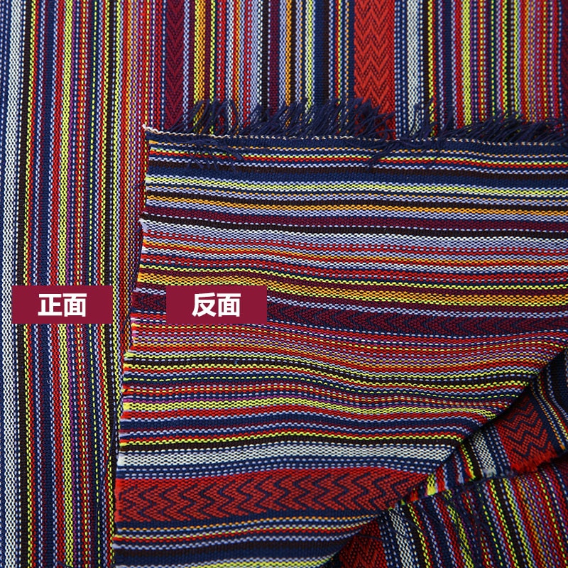 Etnikai Stílusú Pamut Vászon Szövet Textil Patchwork Kanapéhuzat Párna El Bár Terítő Függöny Dekoratív Kézműves Anyagok
