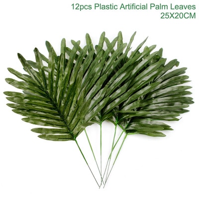 12pcs Coconut leaves