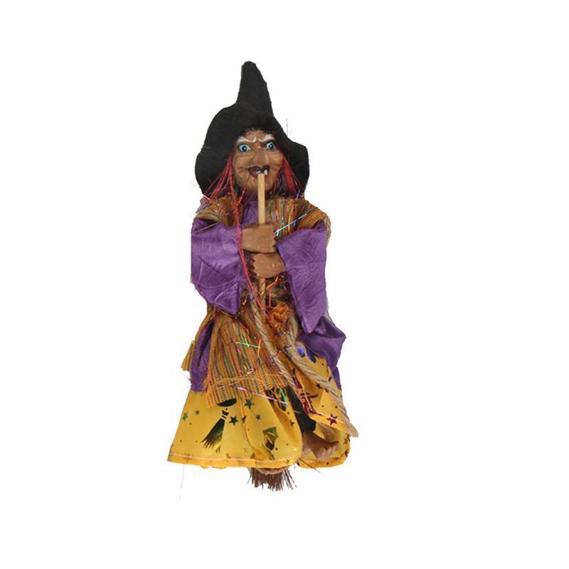 Függő Horror Boszorkány Figura Halloween Dekoráció Medál Díszek Party Ünnepi Gyep Terasz Véletlenszerű Színes
