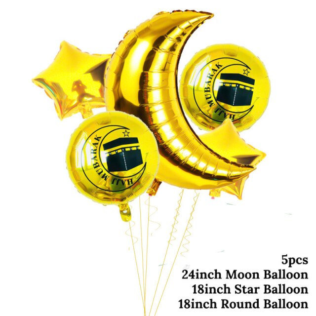 5pcs balloon B