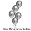 5pcs Matel Balloon-1052