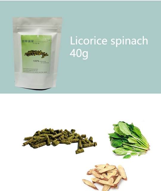 licorice spinach