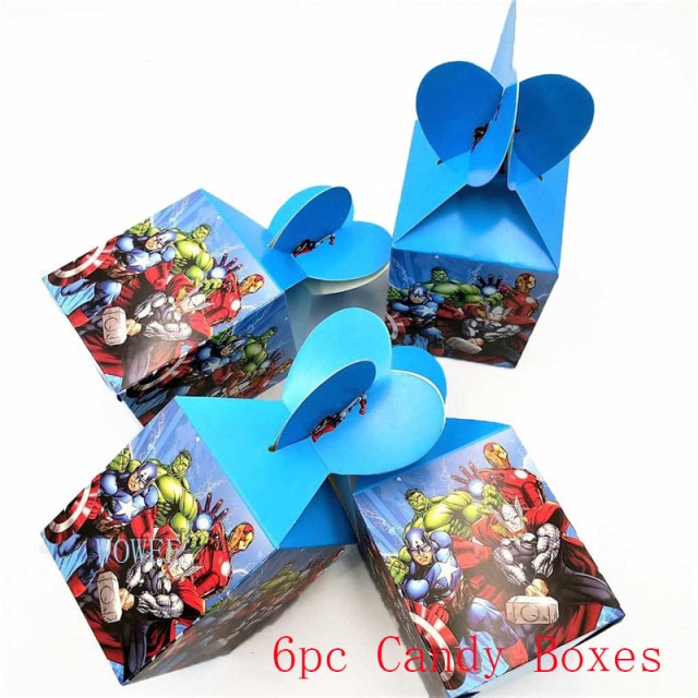 6pc Candy Boxes