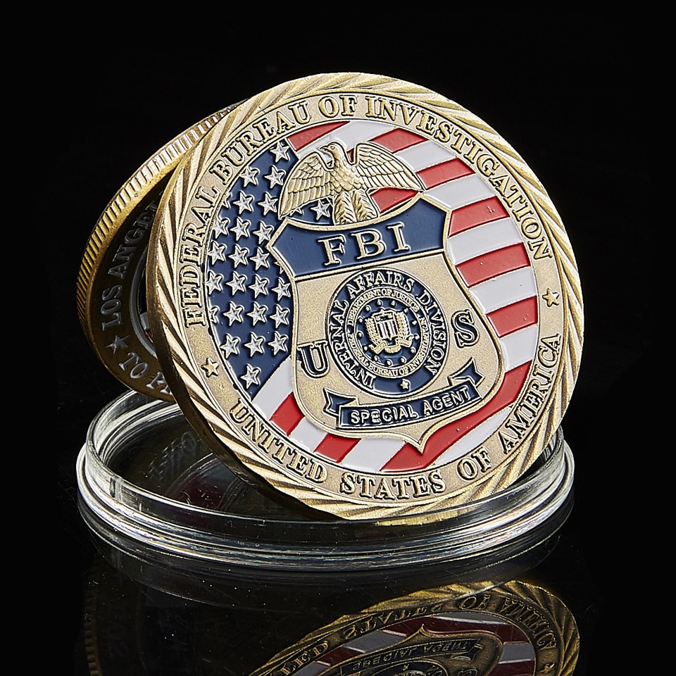 Pohárszőnyegek Usa Fbi Különleges Ügynök Hederal Investigation Bureau St Michael Us Challenge Coin Collectible