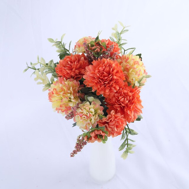 orange flowers