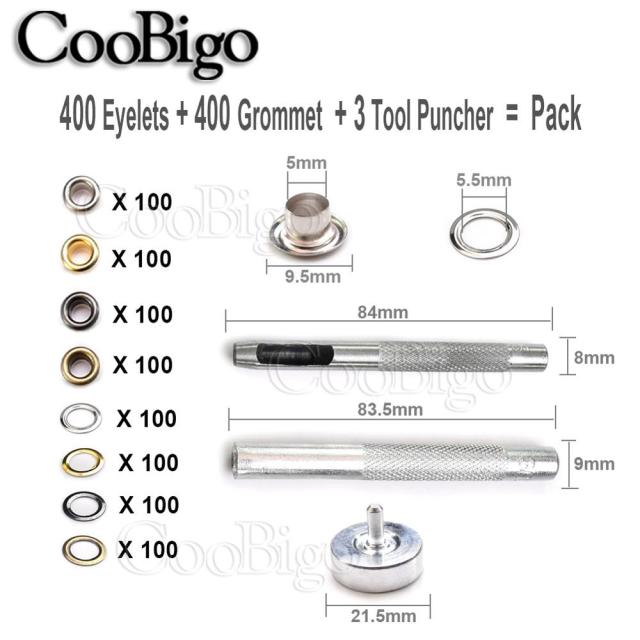 1 set 400pcs Eyelets