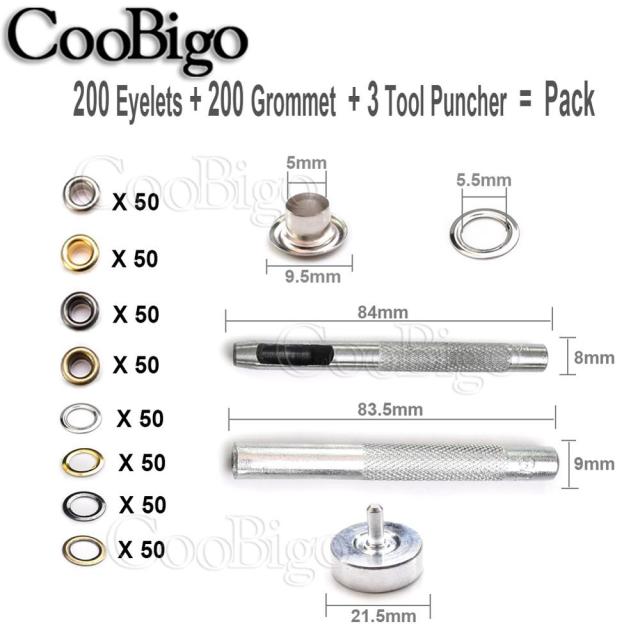 1 set 200pcs Eyelets