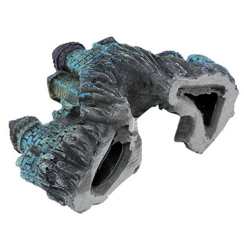 Akváriumi Haltartály Dekoráció Retro Európai Stílusú Kastély Akvárium Gyanta Kézműves Díszek Lakberendezési - Image 4