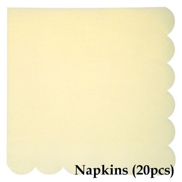 Yellow Napkin 20pcs