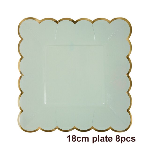 18cm plate 8pcs-193