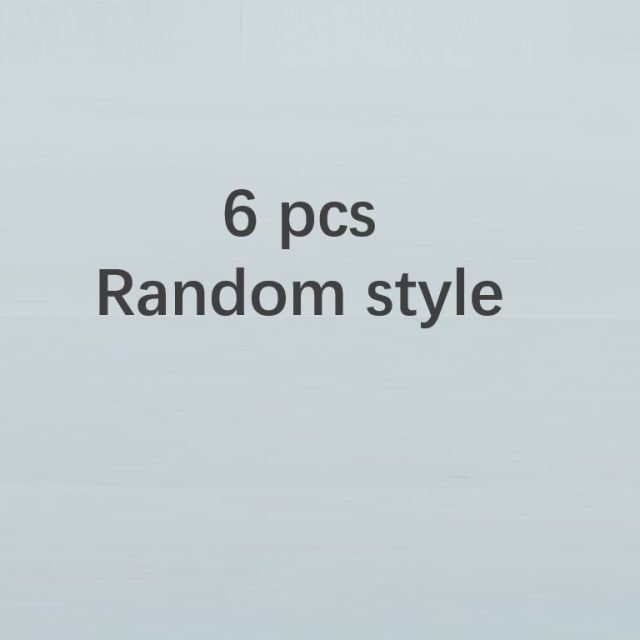 6 pcs Random style