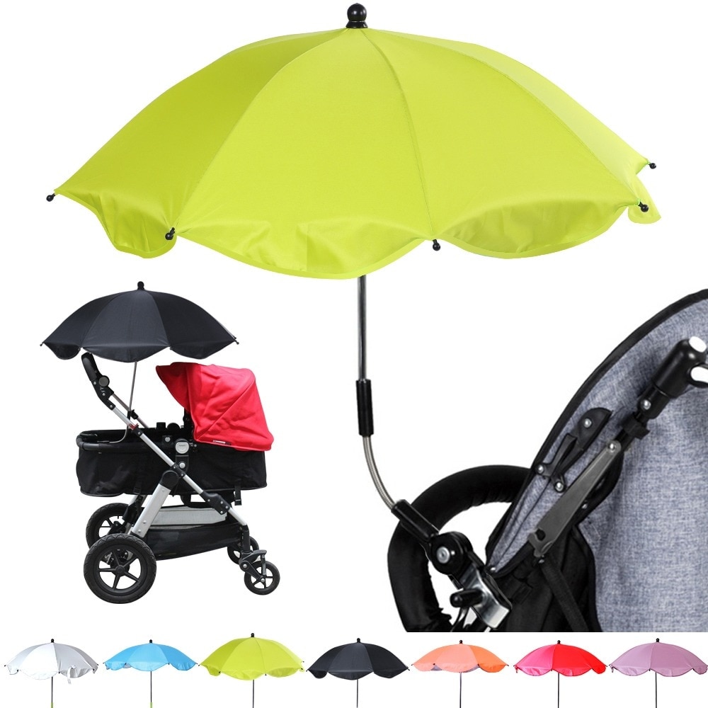 Uv Védelem Esőálló Csecsemő Babakocsi Fedél Esernyő Szabadon Behajtható Tartozékok