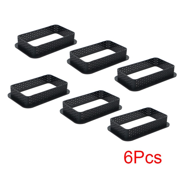 6pcs Rectangle