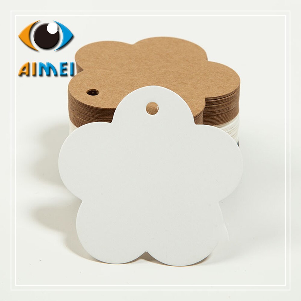 Mérővel 45 * 145Cm 1Db 6X6Cm Virág Alakú Nátronpapír Címkék Barkács Kézimunkához Kulcstartó Ruházati - Image 3