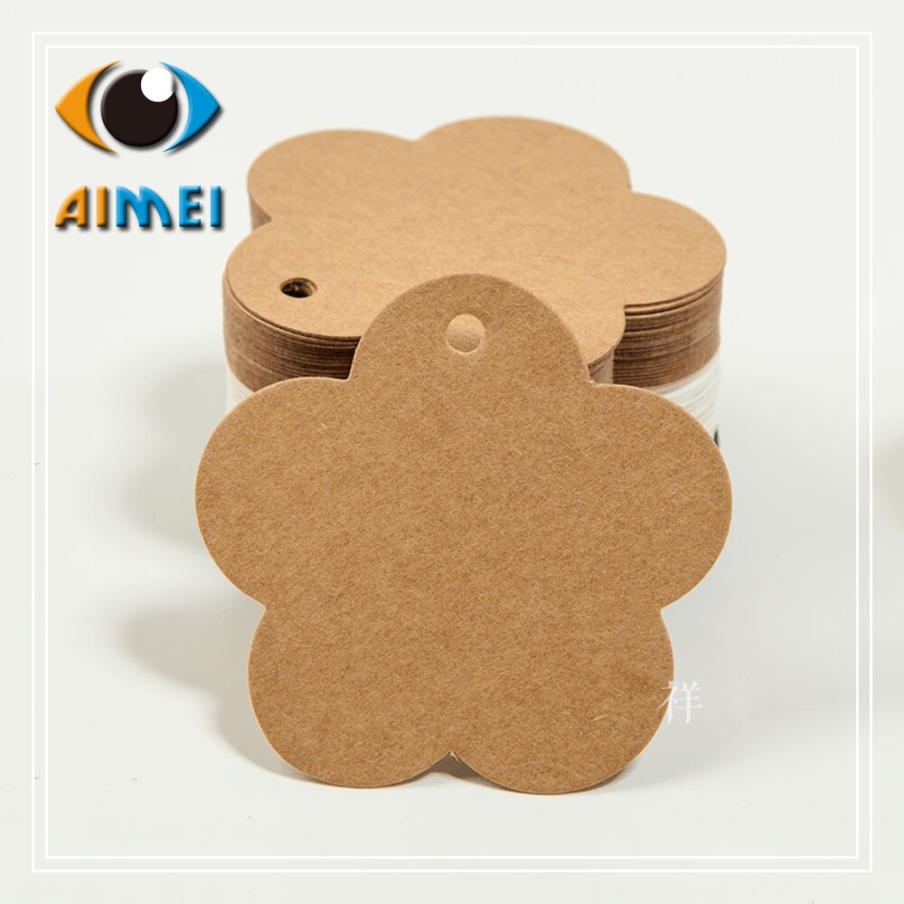 Mérővel 45 * 145Cm 1Db 6X6Cm Virág Alakú Nátronpapír Címkék Barkács Kézimunkához Kulcstartó Ruházati - Image 2