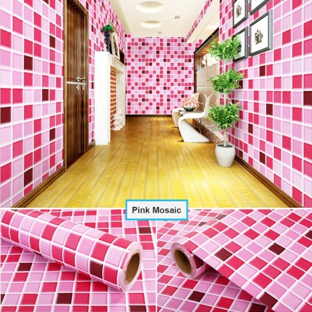 Pink mosaic