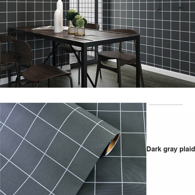 Dark gray plaid