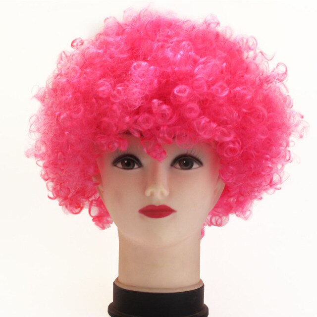 1pc rose red wig