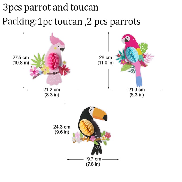 parrot and toucan
