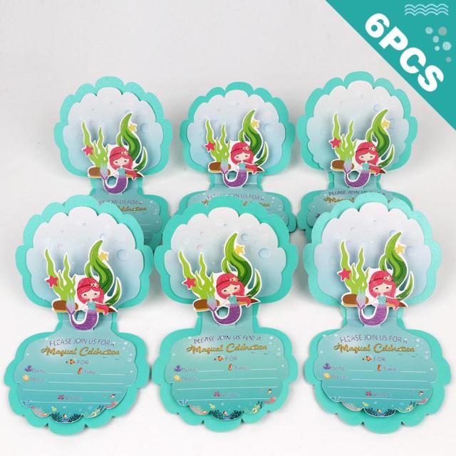 Mermaid Invitations