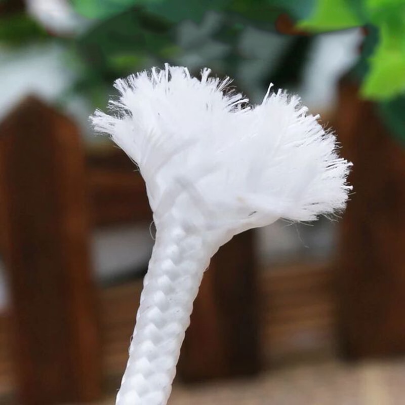 3Mm 6Mm 10Mm Nylon Zsinór Kötél Twisted Karakterlánc Anti-Súrlódási Cord Kézzel Készített Természetes Fehér Diy Otthon Esküvői Tartozékok - Image 2